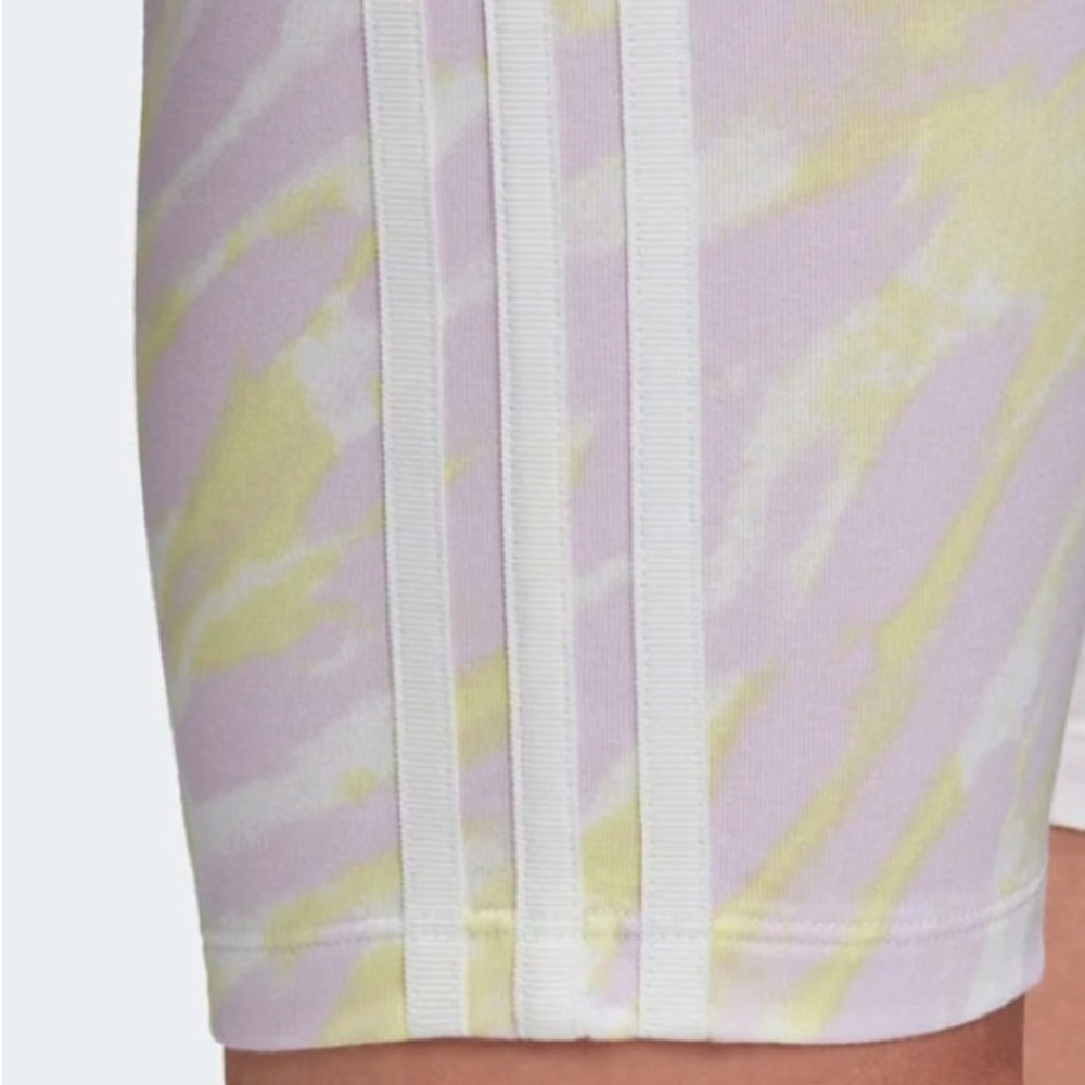 Adidas Tie Dye Pastel Bike Shorts - Picture 6 of 10